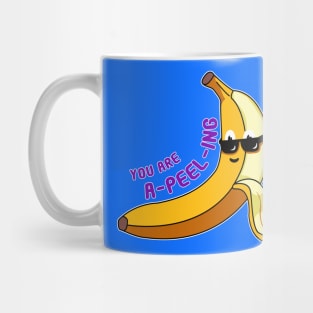 Fun 'You are A-PEEL-ING' Banana Cartoon Design Mug